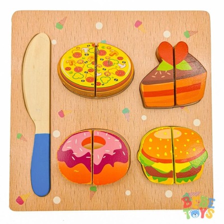 Puzzle - Puzzle incastru: Alimente de feliat