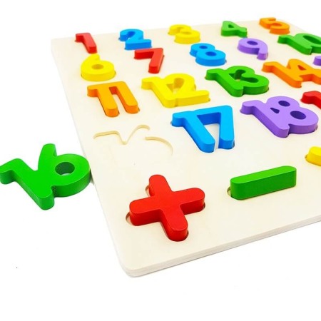 Puzzle incastru din lemn Cifre [1]
