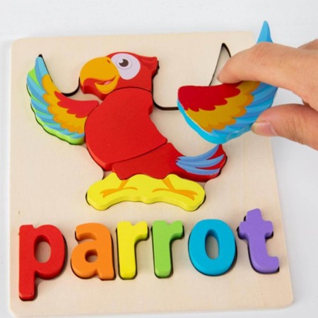 Puzzle incastru sa invatam cuvinte [8]