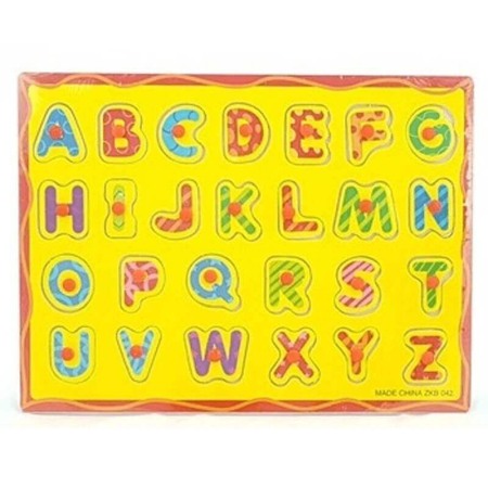 Puzzle lemn  cu maner Alfabet [2]