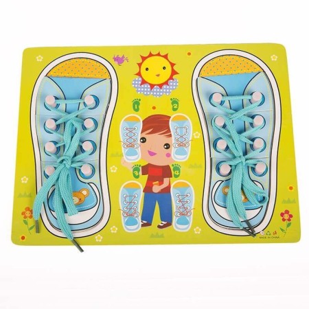 Puzzle - Puzzle lemn Invata sa legi sireturile