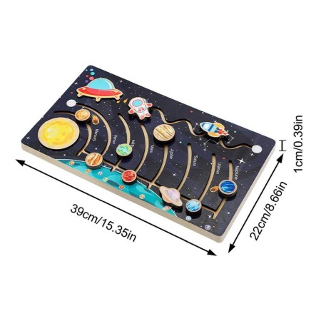 Puzzle lemn Sistemul Solar [2]