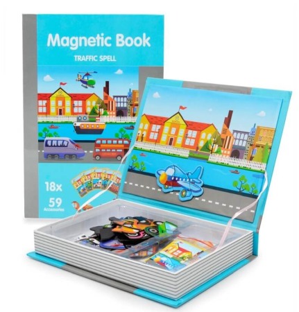 Gradinita si scoala - Puzzle magnetic Trafic
