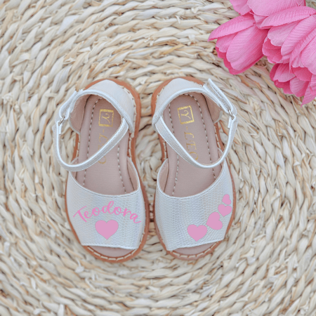 Sandale personalizate cu nume, 306A White [2]