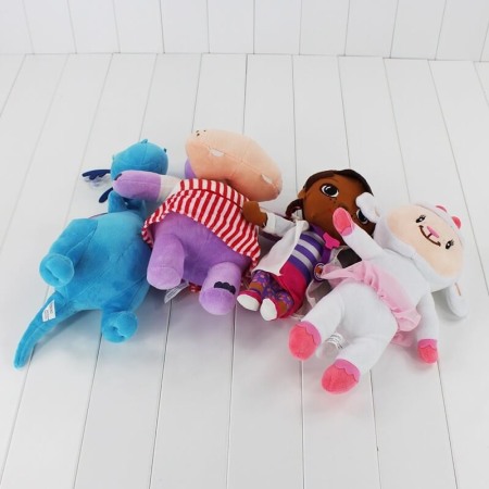 Set 4 jucarii plus: Doctorita Plusica, Hallie, Lambie si Dragonel [1]