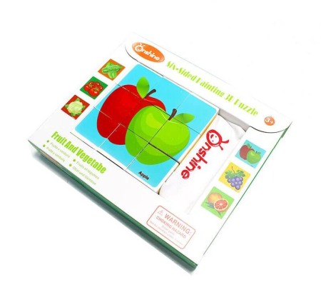 Set 9 cuburi din lemn Onshine [4]