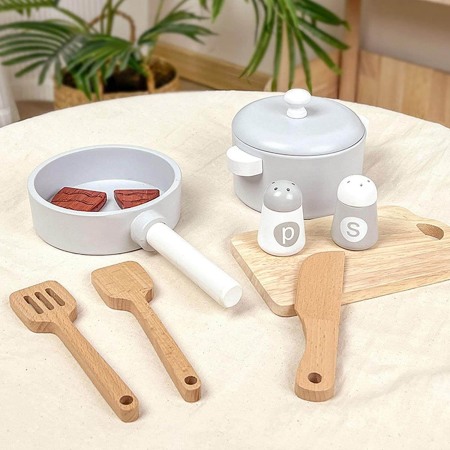 Set accesorii de jucarie pentru bucatarie, din lemn [2]