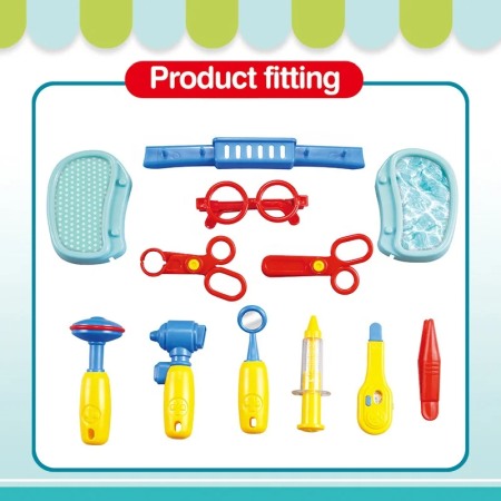 Set Doctor pentru Copii – Trusa medicala cu 13 piese [4]