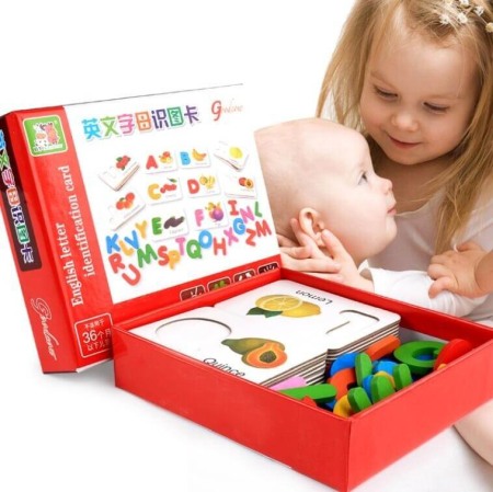 Litere si cifre - Set educativ cu literele alfabetului