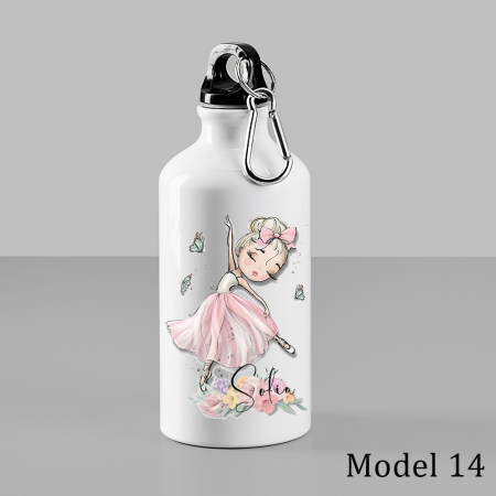 Sticla Balerina personalizata cu nume [1]