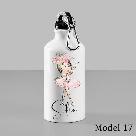 Sticla Balerina personalizata cu nume [3]