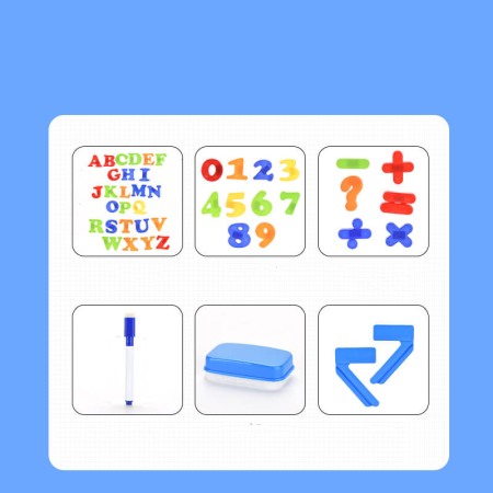 Tabla Magnetica Educativa 3 in 1 pentru Copii: Cifre si Litere [3]