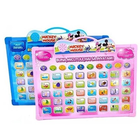 Jucarii educative si creative - Tableta educativa Mickey Mouse 2 in 1 in limba romana