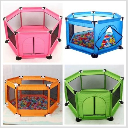 Articole bebe - Tarc de joaca pentru bebelusi cu 50 bile incluse