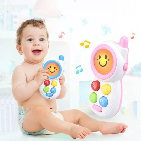 Jucarii interactive - Telefon cu oglinda pentru bebe varsta 0+
