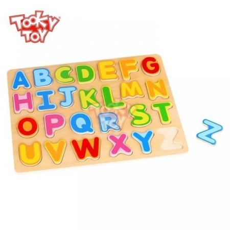 Litere si cifre - Tooky Toy Puzzle Litere