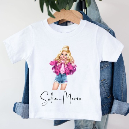Tricou copii personalizat cu personajul preferat si nume [4]