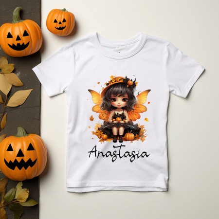 Cadouri personalizate - Tricou Halloween copii Personalizat cu nume Model 1