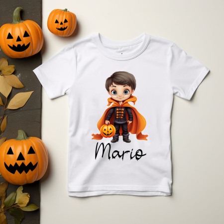 Cadouri personalizate - Tricou Halloween copii Personalizat cu nume Model 4