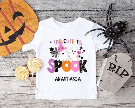 Cadouri personalizate - Tricou Halloween copii Personalizat cu nume Model 8