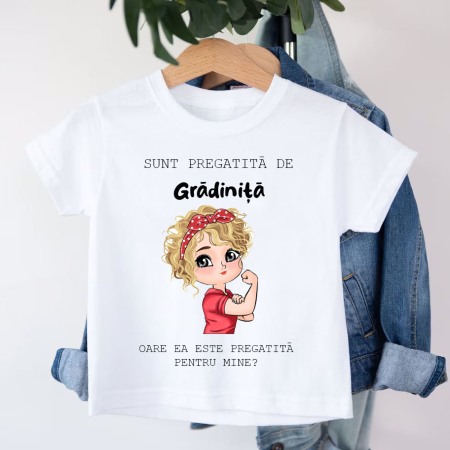 Haine copii - Tricou Personalizat Gradinita Model 2