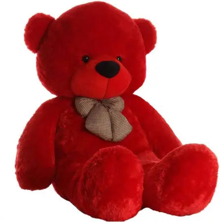 Figurine si jucarii de plus - Urs din plus rosu 100 CM