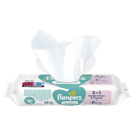 Modul Standard Bebelle – Scutece Pampers, Șervețele Sensitive, Aleze Panda [8]