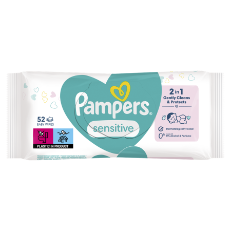 Modul Standard Bebelle – Scutece Pampers, Șervețele Sensitive, Aleze Panda [6]