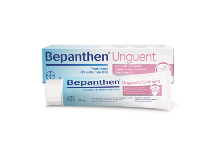 Mama si bebe - Unguent impotriva iritatiilor de scutec Bayer Bepanthen, 5%, 30 g