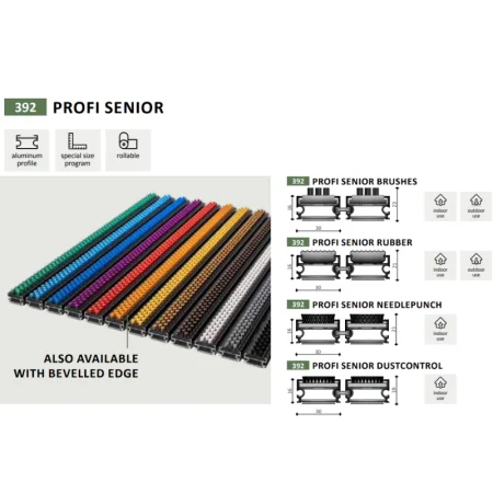 Covor din aluminiu 16 mm - Profi Senior, trafic extrem de intens | BeeGreen [3]