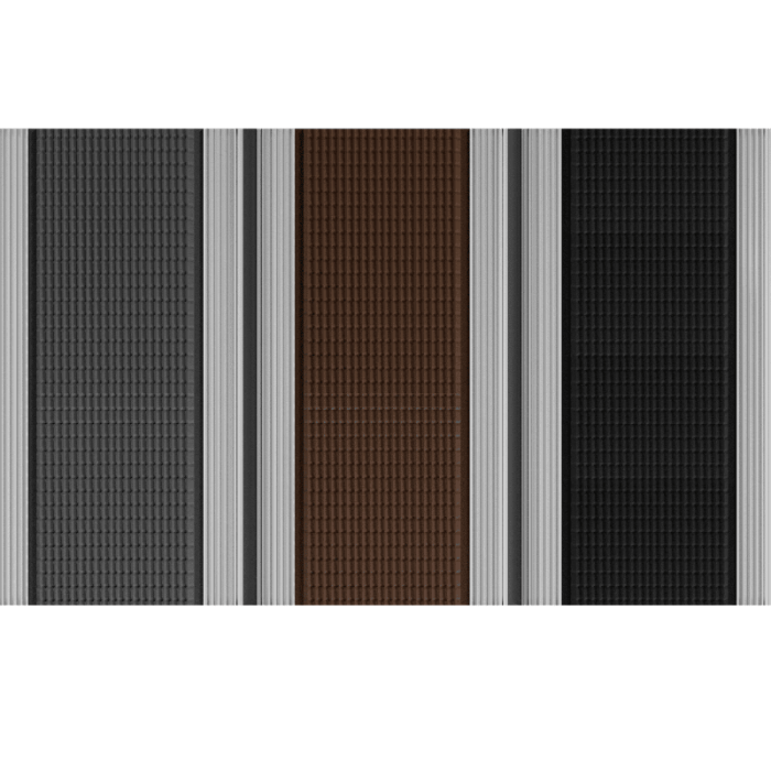 Ștergătoare de picioare din aluminiu Clean Rubber Wide – carpete din aluminiu trafic intens [5]