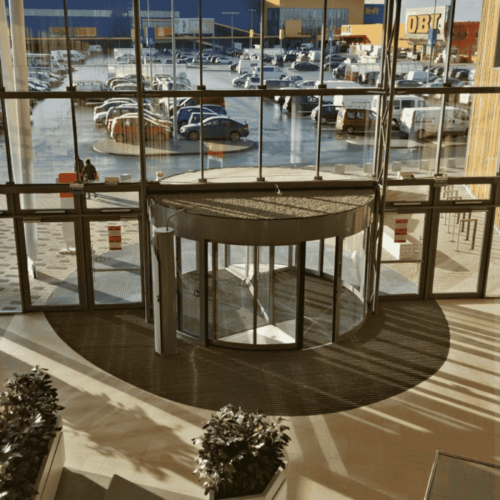 Ștergător de picioare din aluminiu Ryps-Scrub cu inserții textile și perii [2]