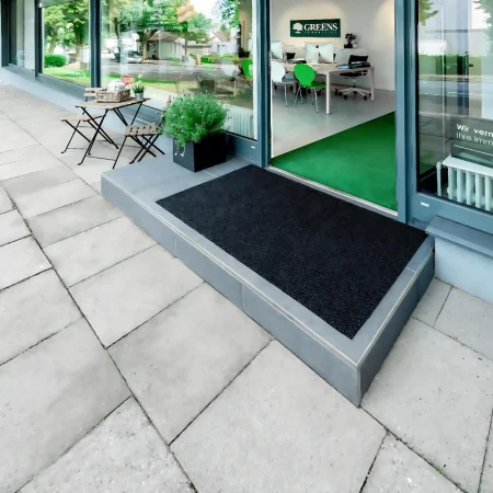 Alege un covor - Covoraș exterior antracit – antiderapant, trafic intens | BeeGreen