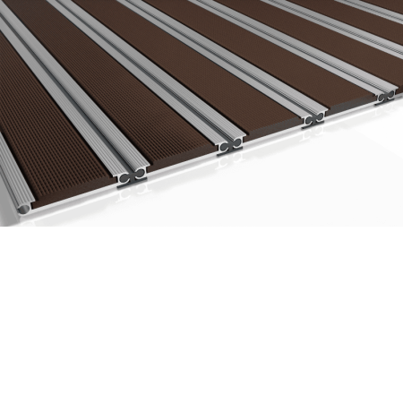 Ștergătoare de picioare din aluminiu Clean Rubber Wide – carpete din aluminiu trafic intens [1]