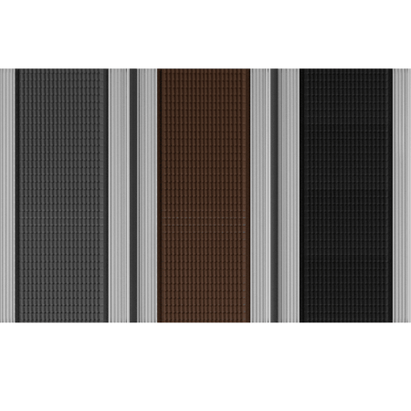 Ștergătoare de picioare din aluminiu Clean Rubber Wide – carpete din aluminiu trafic intens [4]