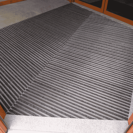 Ștergătoare de picioare din aluminiu Clean Ryps Rubber BeeGreen [7]