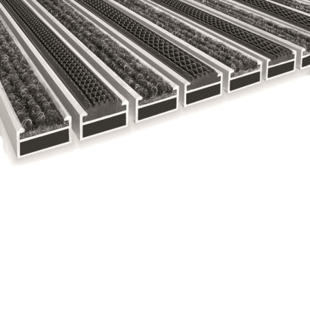 Stergatoare de picioare - Ștergătoare de picioare din aluminiu Clean Ryps Rubber BeeGreen