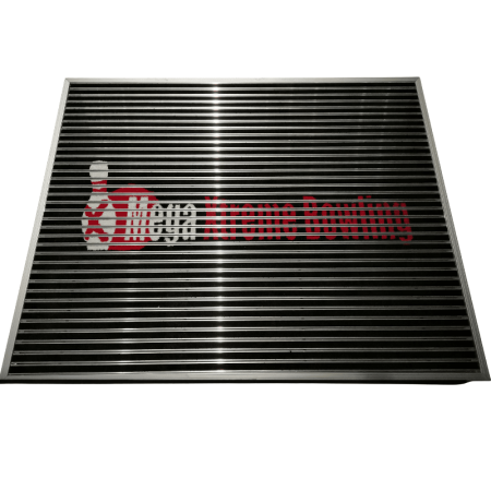 Ștergătoare de picioare din aluminiu LOGO CLEAN RYPS – covoraș personalizat cu inserție textilă [8]