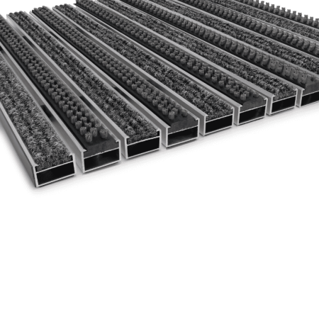 Stergatoare de picioare - Ștergător de picioare din aluminiu Ryps-Scrub cu inserții textile și perii