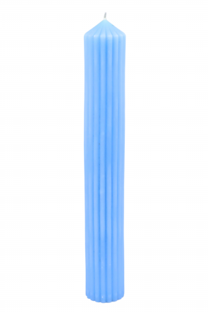 Lumanari canelate - Lumanare canelata - Blue
