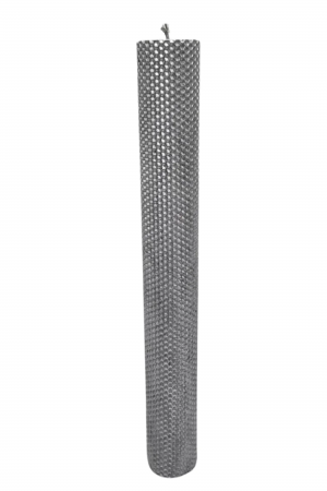 Lumanari din fagure 40x5.5 - Lumanare fagure - Argintiu - 40x5.5