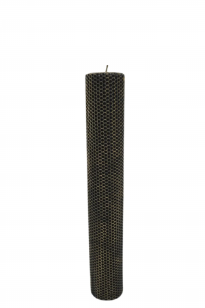 Lumanari din fagure 30x5.5 - Lumanare fagure - Negru-Auriu - 30x5.5