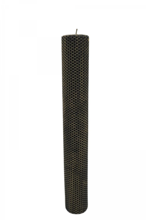 Lumanari din fagure 35x4.5 - Lumanare fagure - Negru-Auriu - 35x4.5