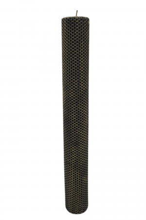 Lumanari din fagure 40x5.5 - Lumanare fagure - Negru-Auriu - 40x5.5