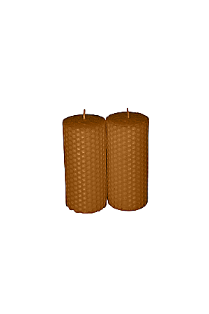 Lumanari decorative - Lumanare fagure - Caramel - 10x4.5