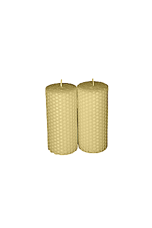 Lumanari decorative - Lumanare fagure - Galben deschis - 10x4.5