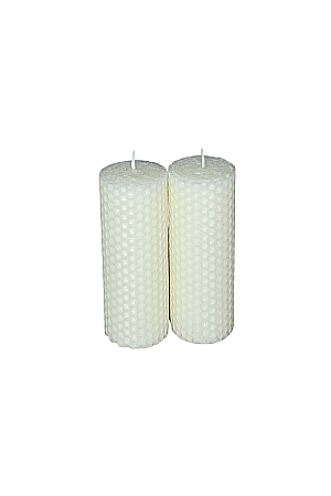 Lumanari decorative - Lumanare fagure - Milky White - 13x4.5