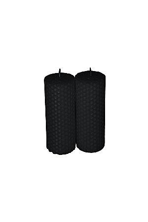Lumanari decorative - Lumanare fagure - Negru - 13x4.5