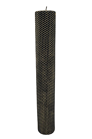 Lumanari din fagure 40x6 - Lumanare fagure - Negru-Auriu - 40x6