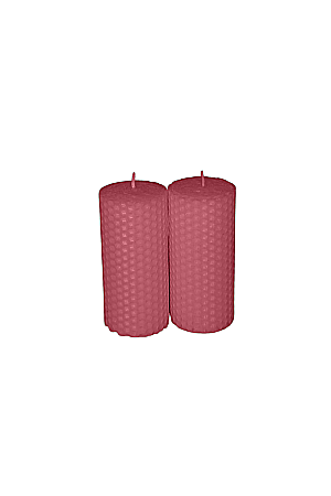 Lumanari decorative - Lumanare fagure - Roz Inchis - 10x4.5